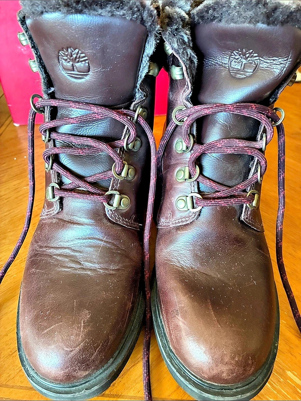 Timberland Women's Kinsley Waterproof Mid Hiker Boots Brown US 7